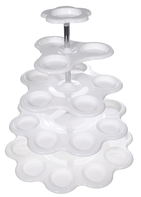 5-Tier Cup Cake Buffet Cake Stand Dispaly Holder Party Wedding | Pack of 1 - Image 2